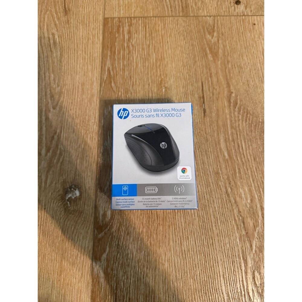 NEW HP - X3000 G3 Wireless Optical Mouse - Wireless - HP - X3000 G3 Wireles